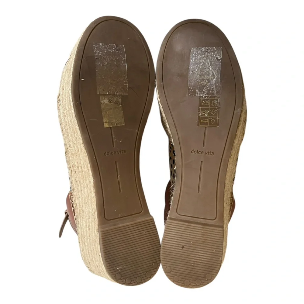 Dolce Vita | Carsie‎ Animal Print Espadrille Wedge Platform Sandal 10